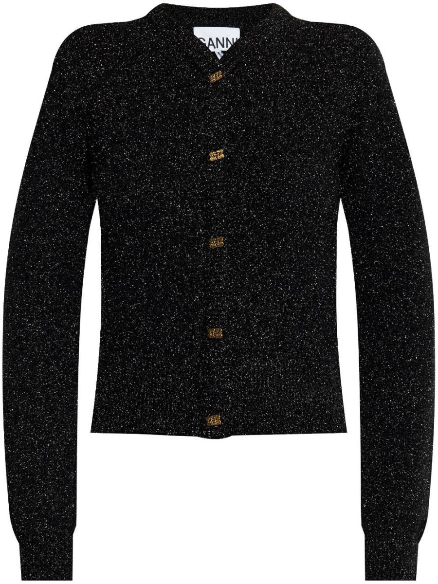 lamé cardigan