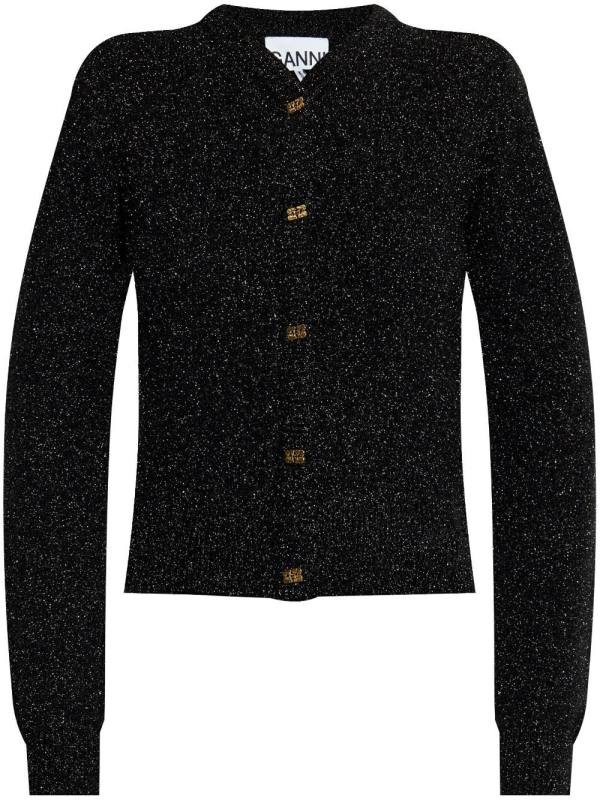 lamé cardigan