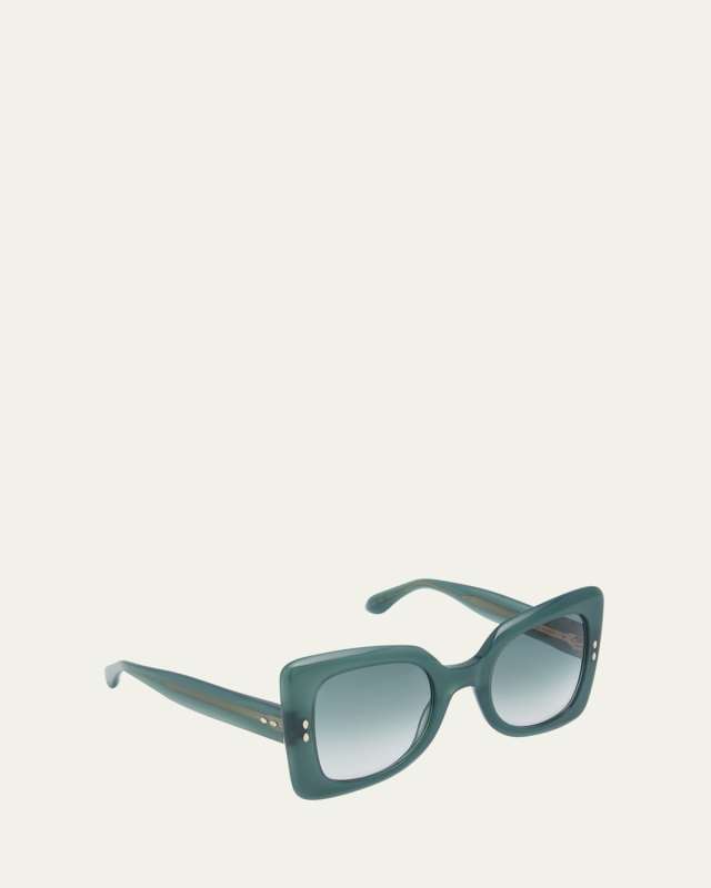 Gradient Acetate Butterfly Sunglasses