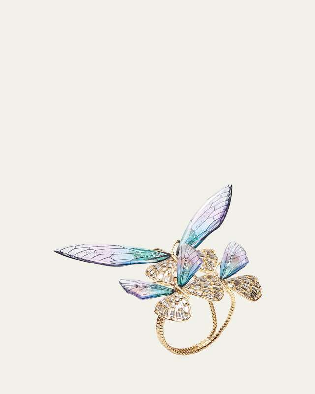 Flutter Napkin Rings, Set of 4