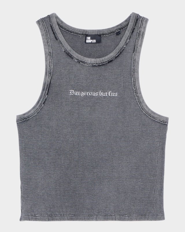 Dangerous But Fun Cotton Tank Top