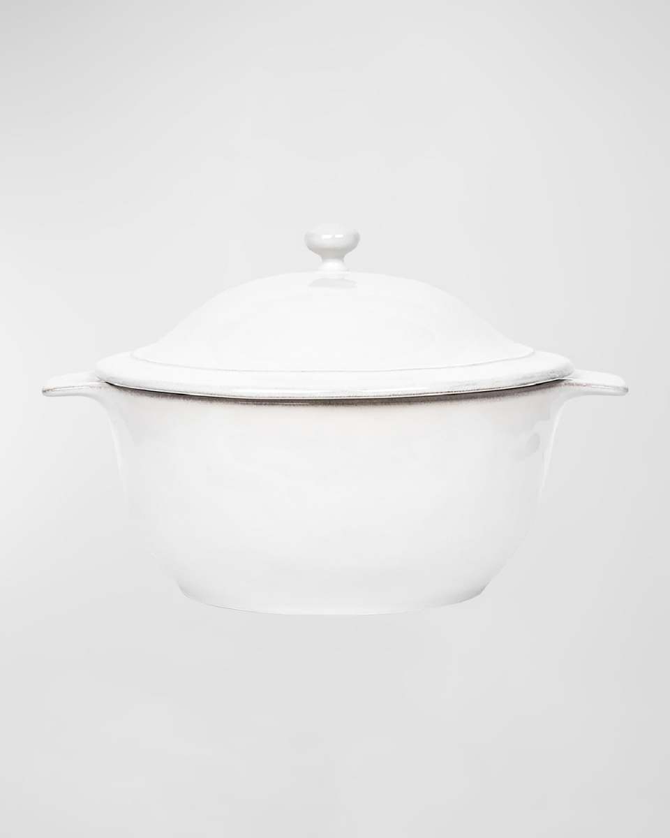 Puro Whitewash Lidded Casserole Dish, 12"