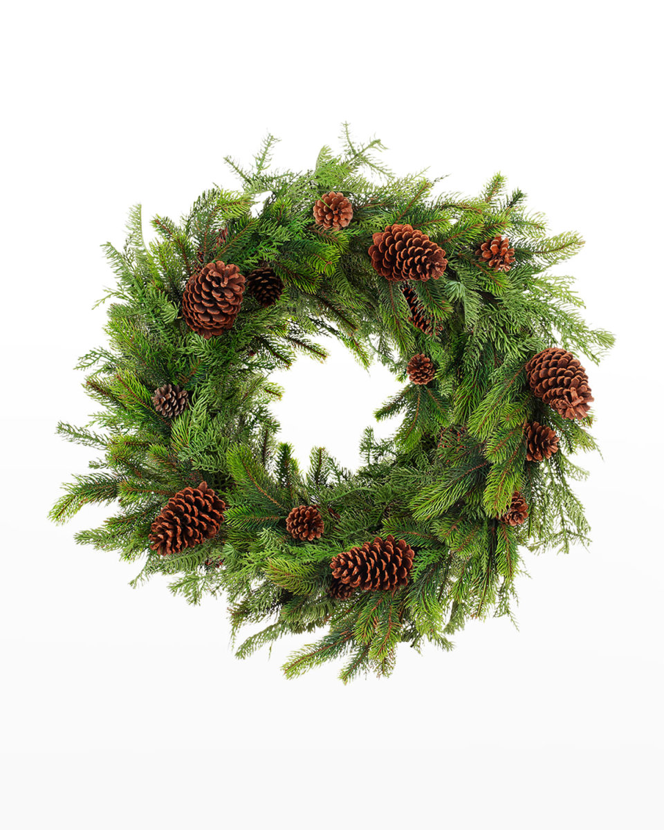 Mixed Pine Wreath
