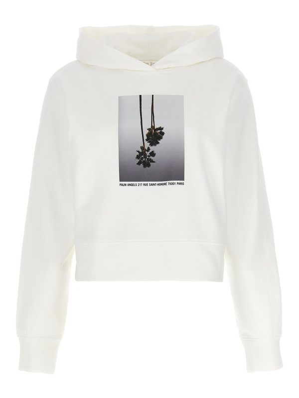 Palm Angels Sweat-Shirts - Blanc