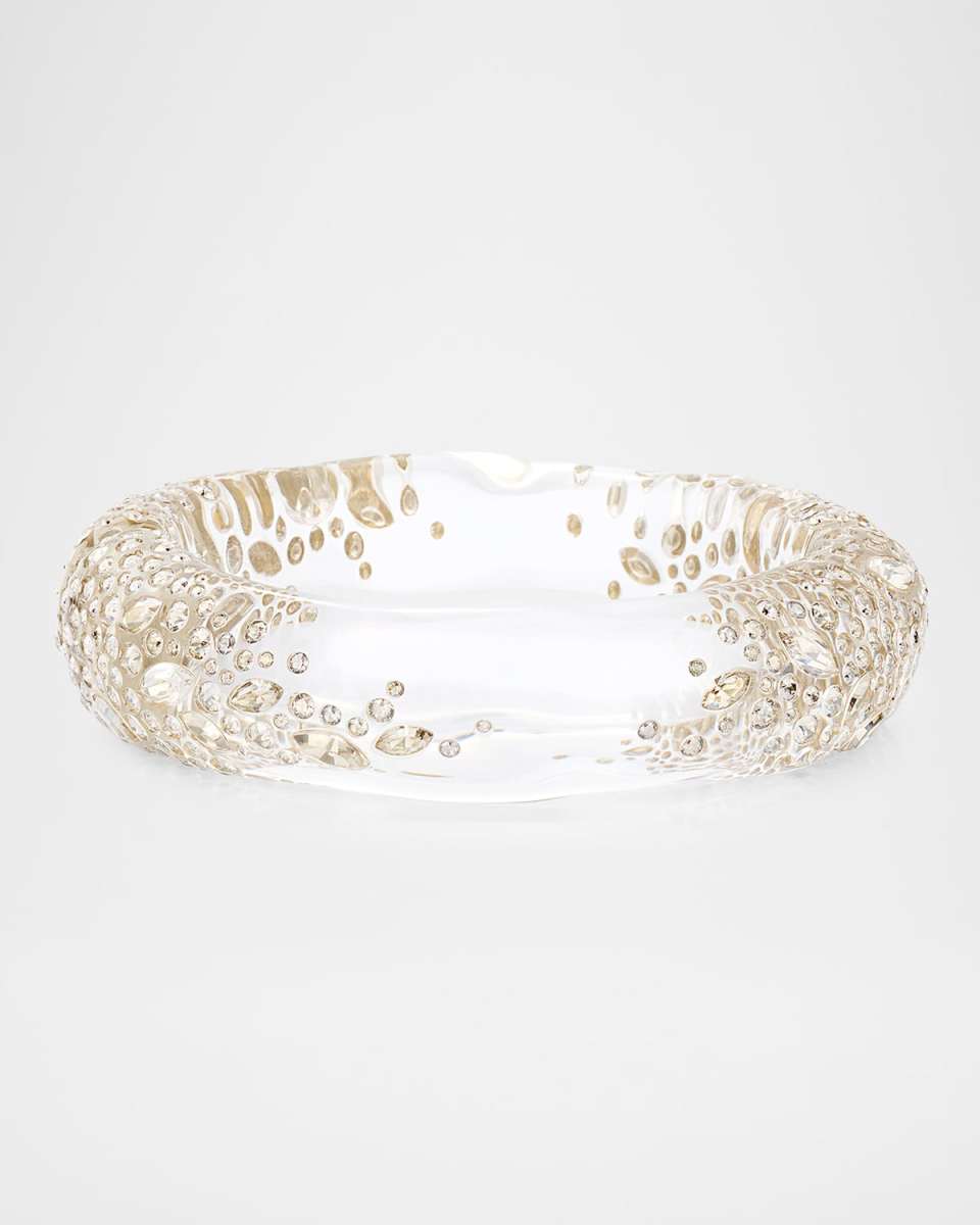 Confetti Crystal Lucite Hinge Bracelet