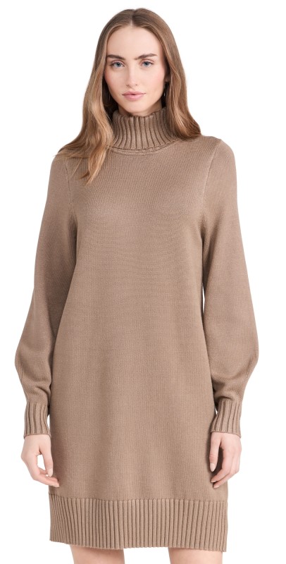 Splendid Splendid x Cella Jane Neck Sweater Dress Toast