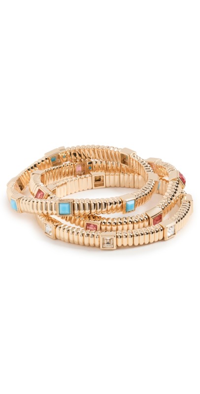 Roxanne Assoulin Guilia Bracelets - Set Of 3 Mult