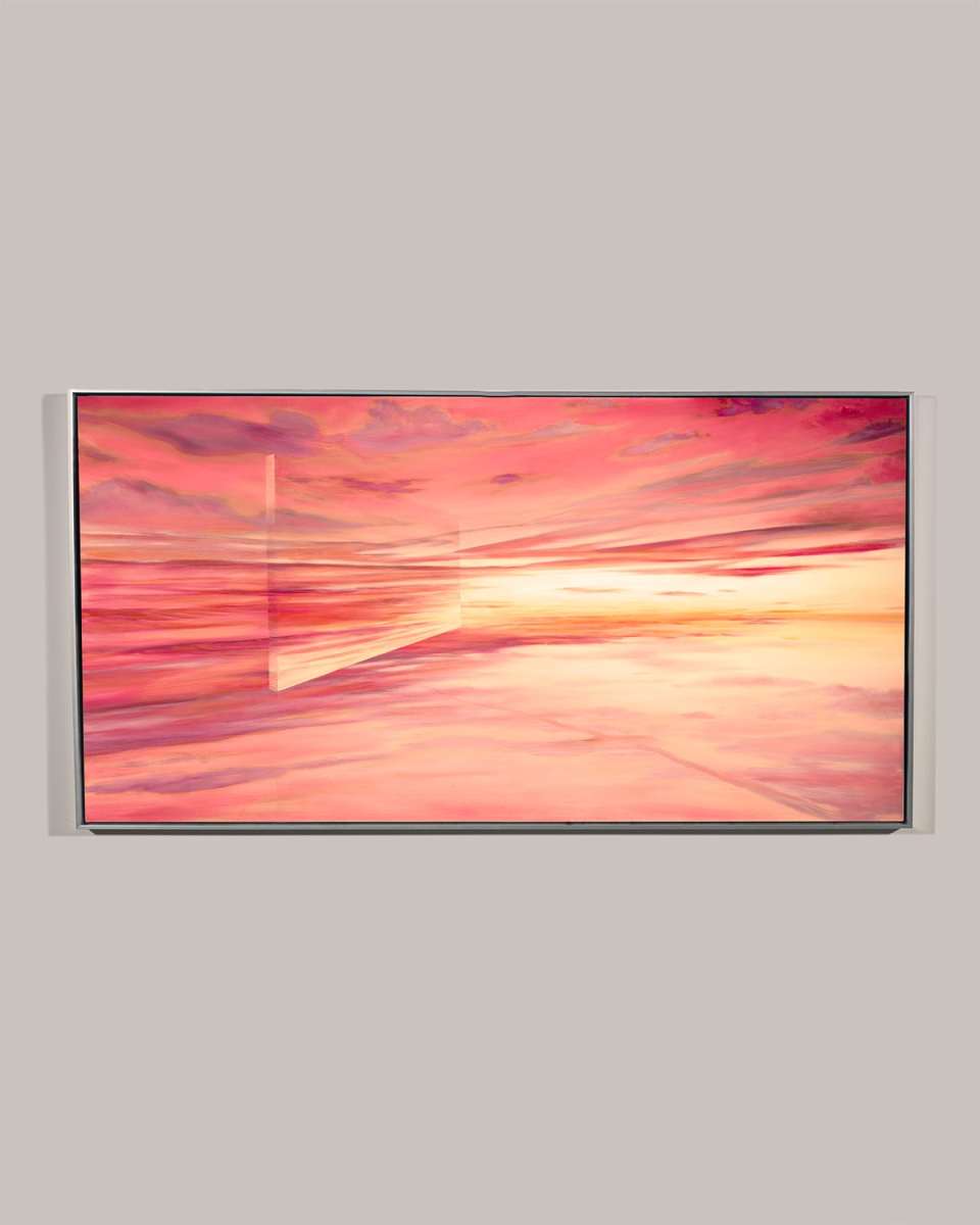 Rose Sunset' Wall Art on Canvas