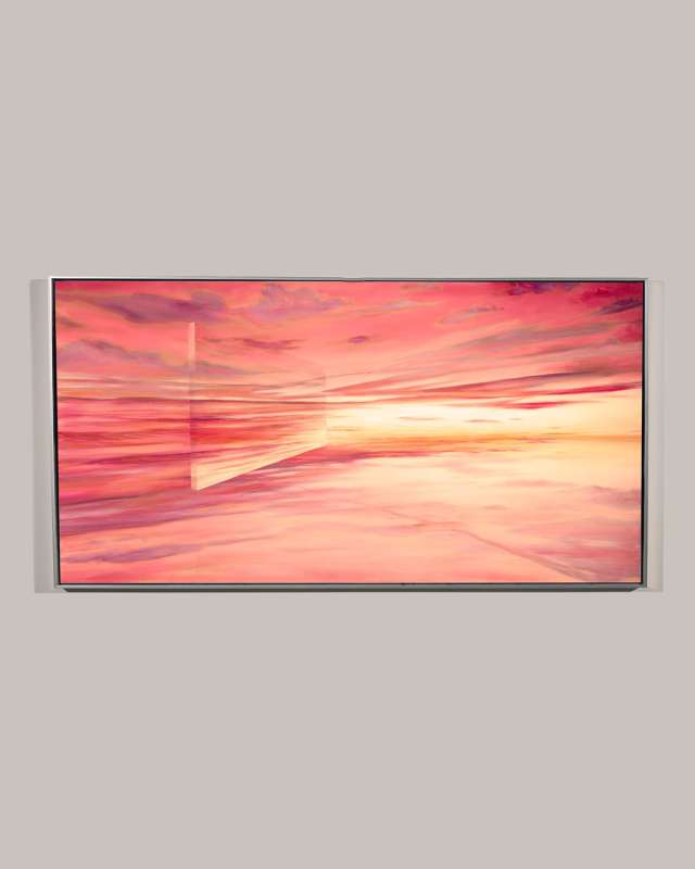 Rose Sunset' Wall Art on Canvas