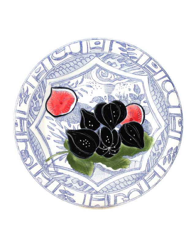 Oiseau Blue Dessert Plate