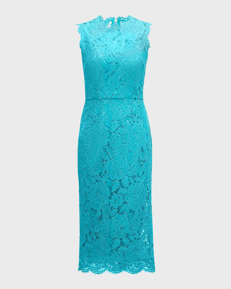 Floral Lace Midi Dress