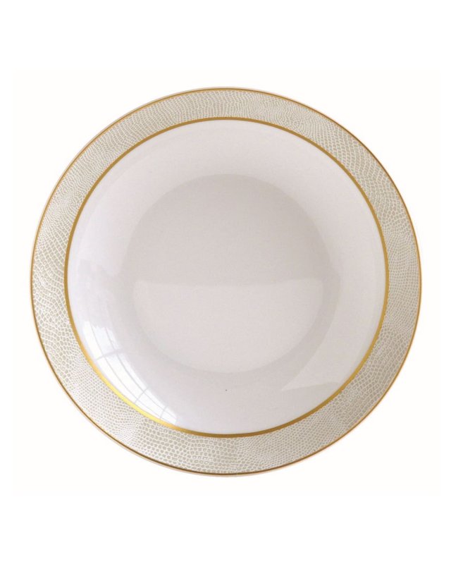 Sauvage White Coupe Soup Plate