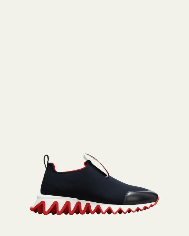 Tiketa Slip-On Red Sole Runner Sneakers