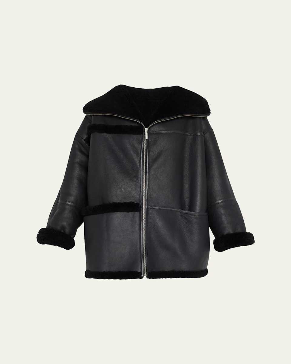 Signature Shearling Oversize Jacket