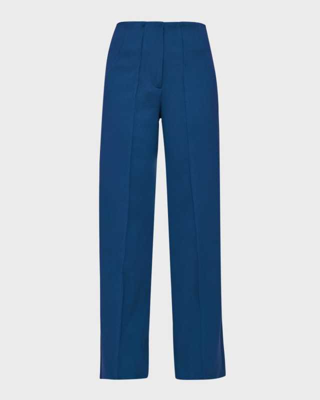 Finn Straight-Leg Twill Trousers