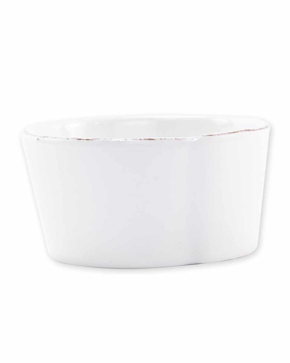Melamine Lastra Condiment Bowl, White