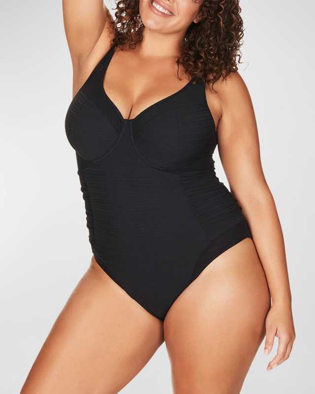 Plus Size Aria Giotto Underwire One-Piece Swimsuit