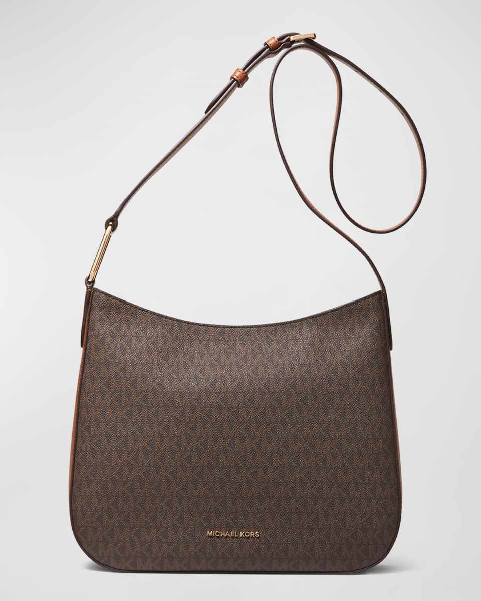 Kensington Large Monogram Crossbody Bag