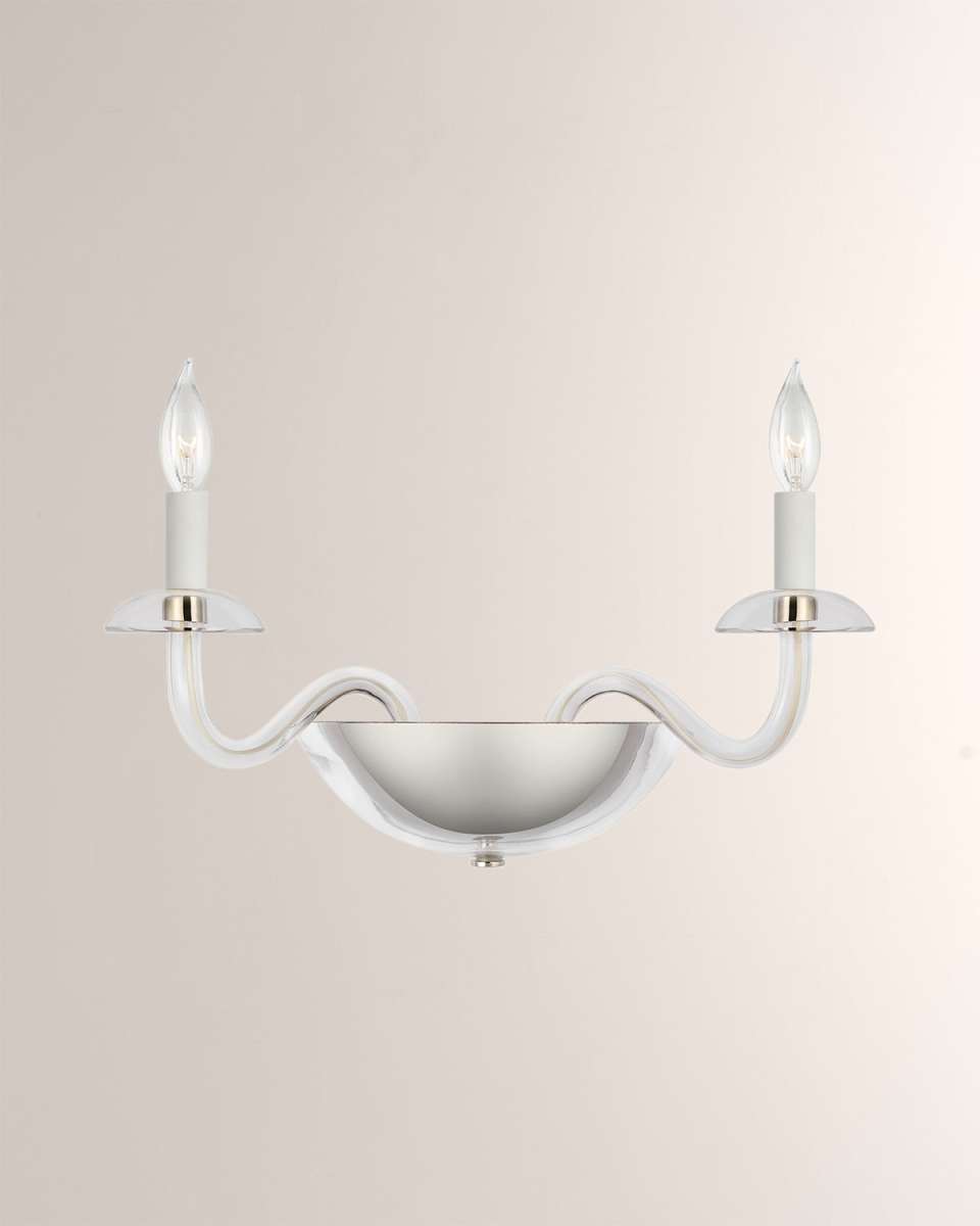 Brigitte Small Double Sconce by Paloma Contreras