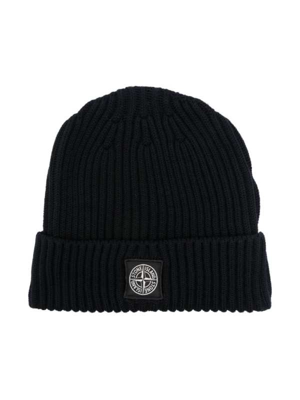 ribbed-knit beanie