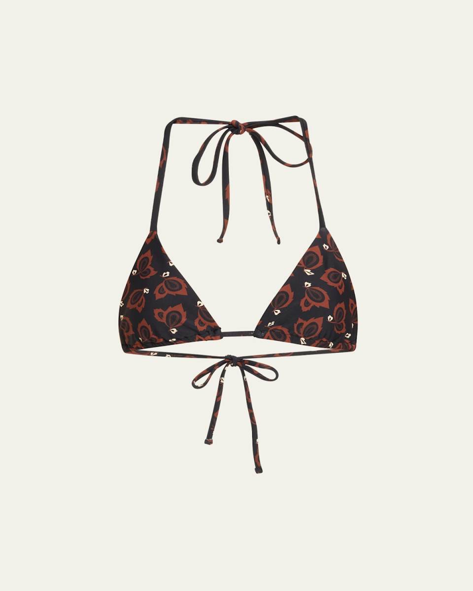 String Triangle Bikini Top