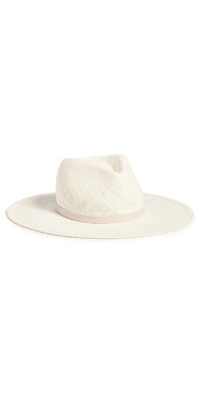 Janessa Leone Valentine Straw Hat Bleach