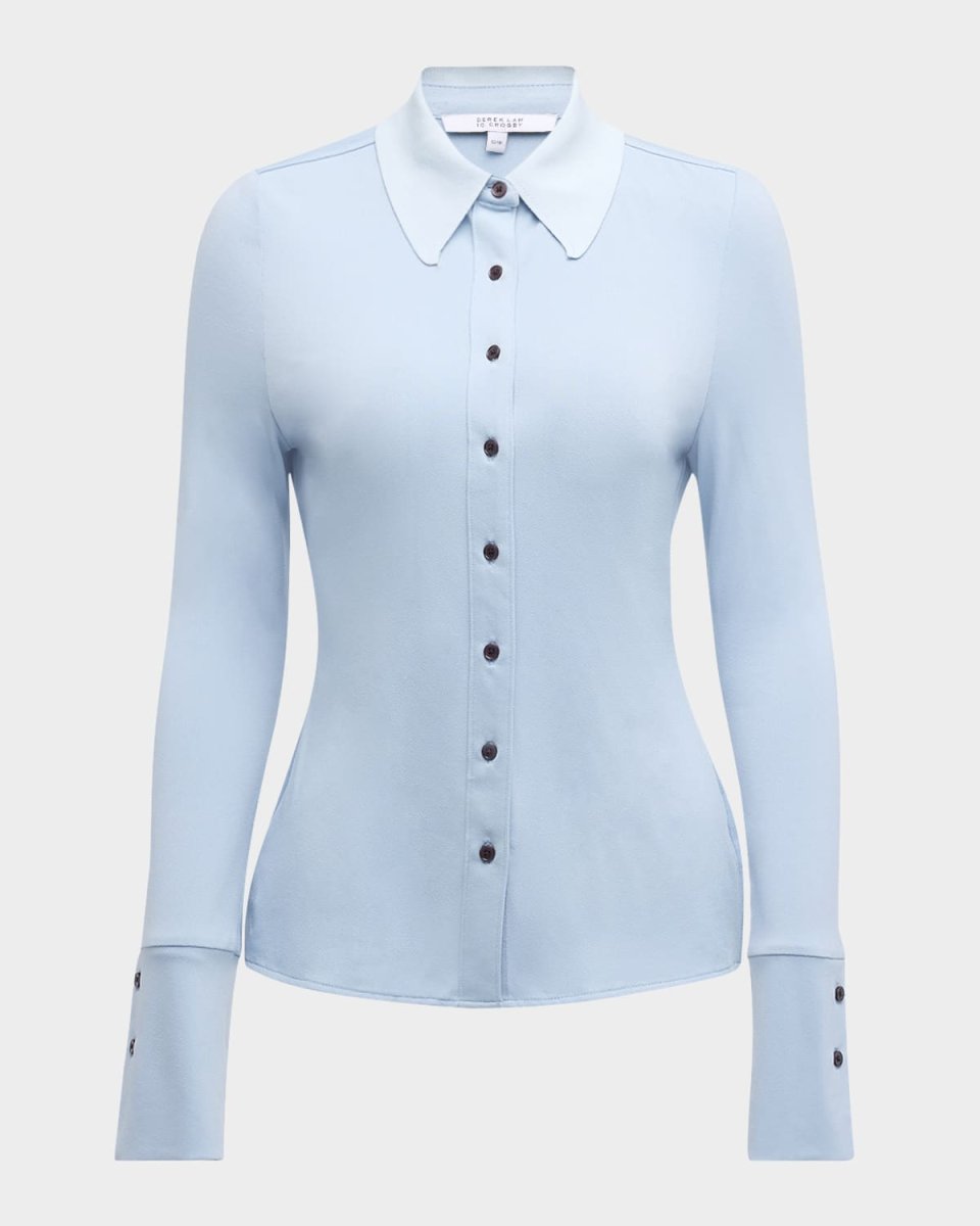 Ulla Button-Front Knit Top