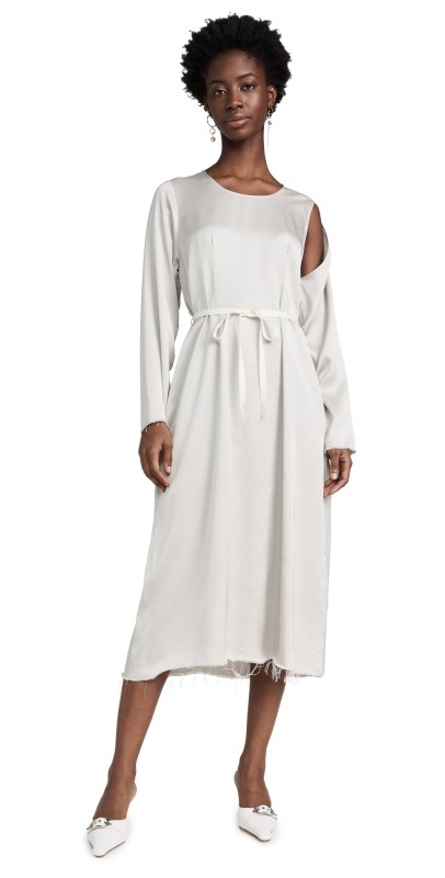 MM6 Maison Margiela Midi Dress Greige