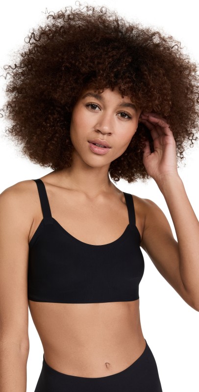 Commando Butter Soft Support Back Closr Bralette Beige