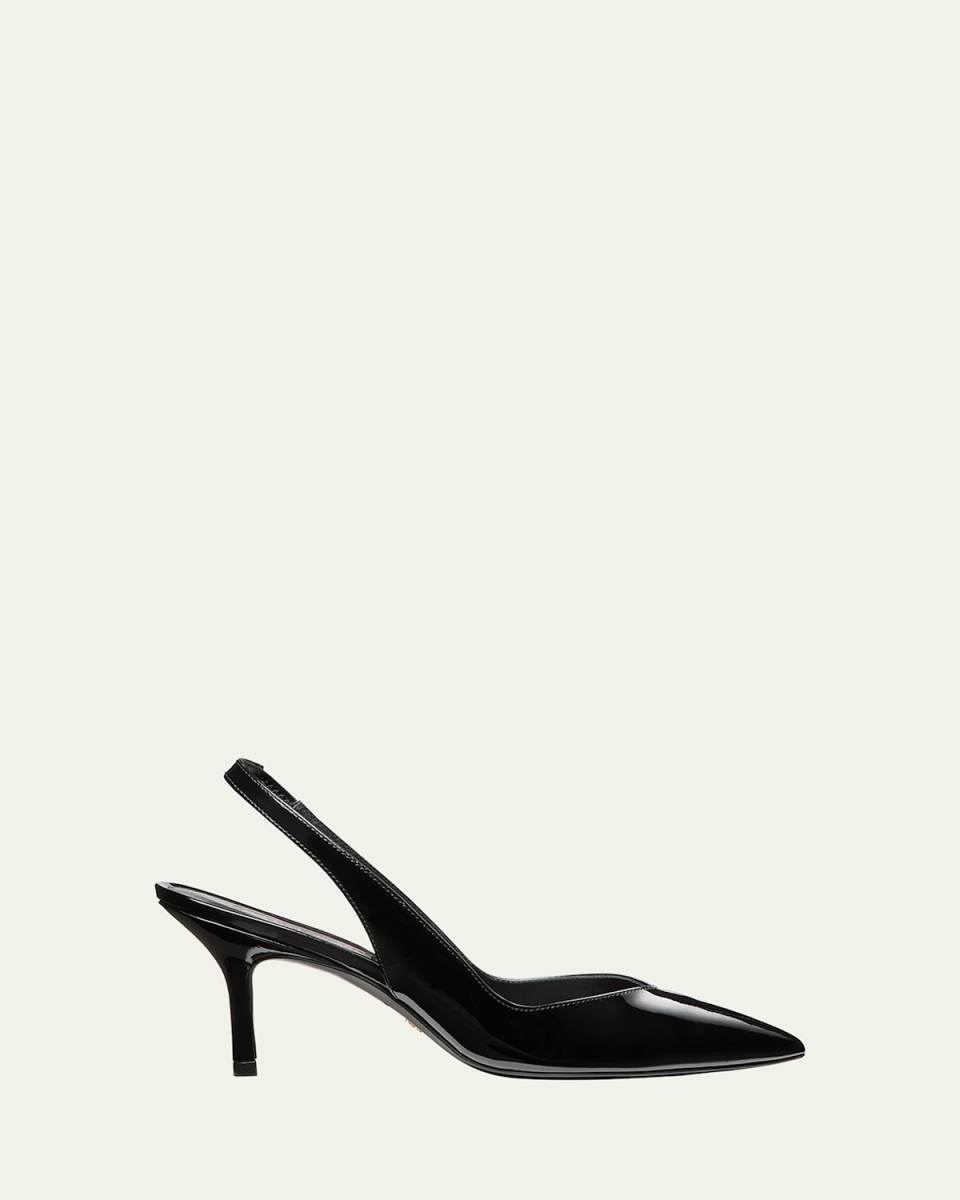 Eva Patent Slingback Pumps