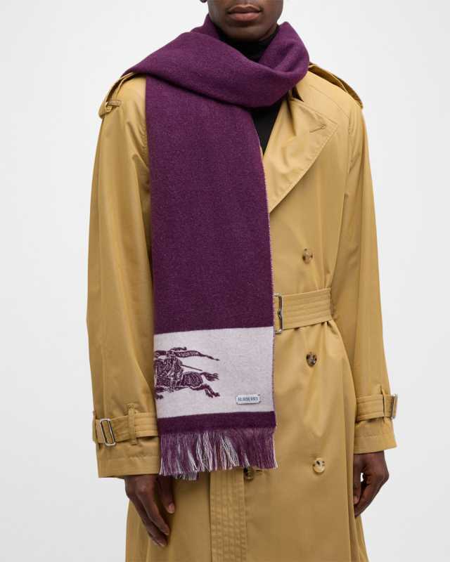 Men's Cashmere Football Scarf