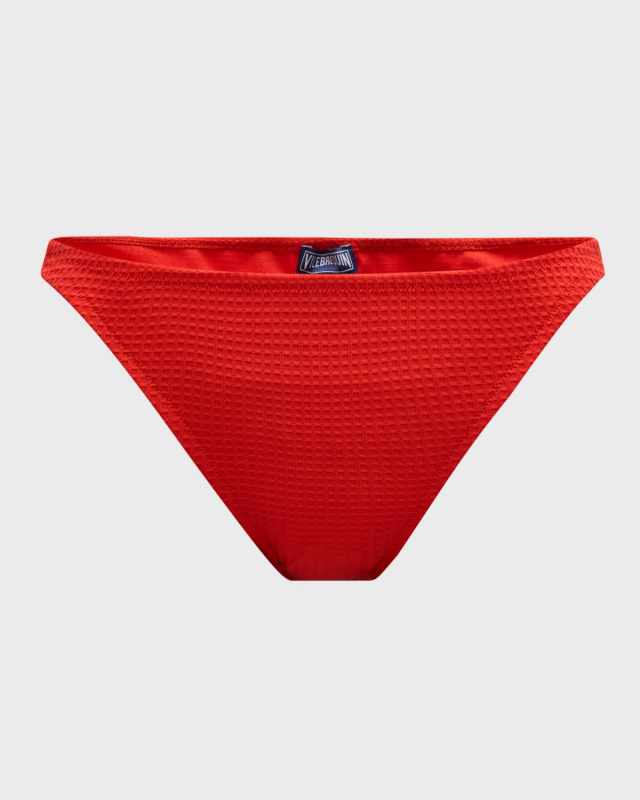 Jacquard Vichy Bikini Bottoms