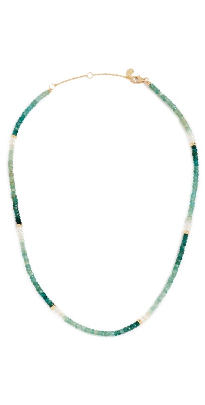SHASHI Odessa Necklace, Tourmaline Tourmal
