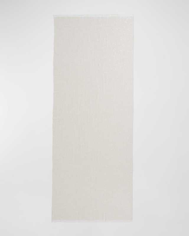 Cashmere-Silk Paillette Scarf