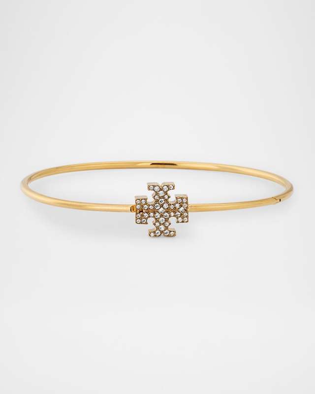 Eleanor Pave Hinged Cuff Bracelet