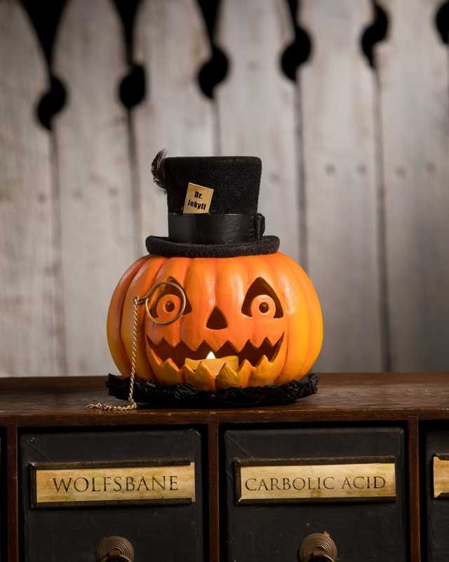 Dr. Jekyll Pumpkin Halloween Decoration