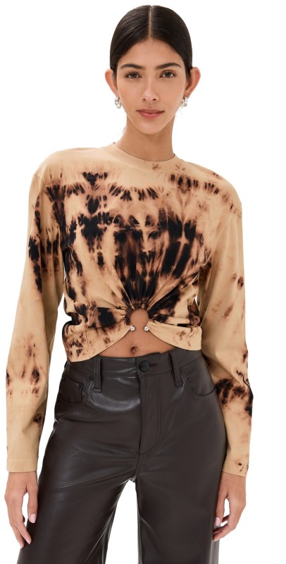 rabanne Piercing T-Shirt Black