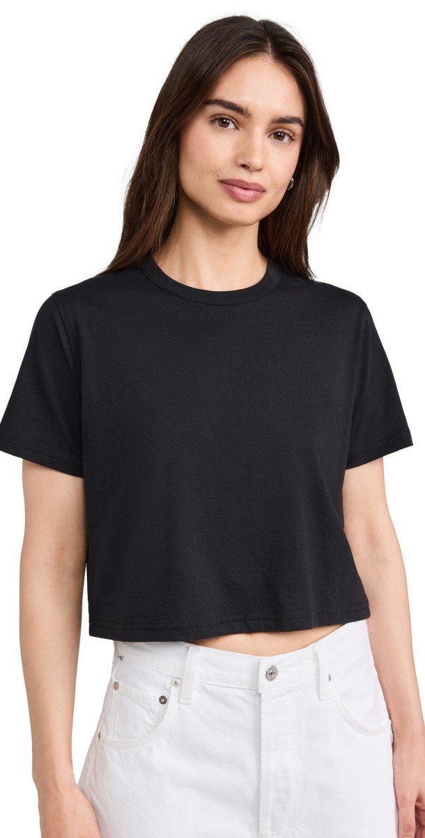 Sold Out NYC Cropped Perfect Tee Black