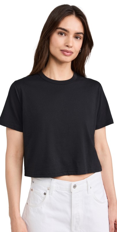 Sold Out NYC Cropped Perfect Tee Black