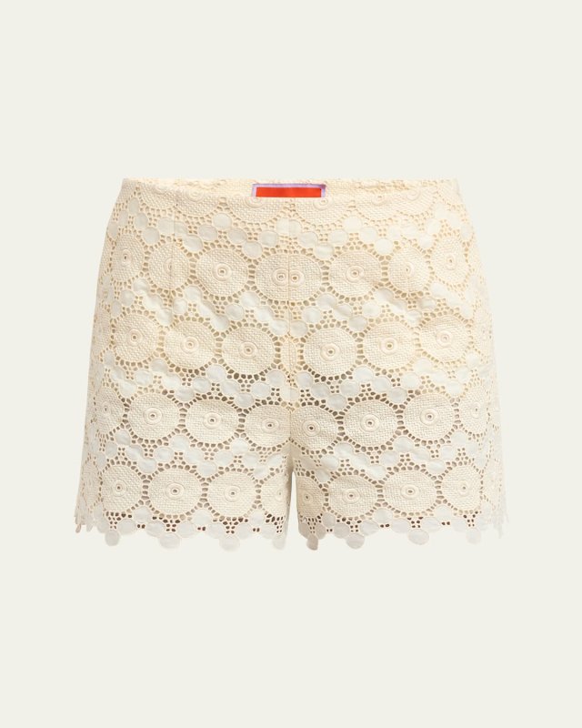 Margarita Evil Eye Macrame Shorts