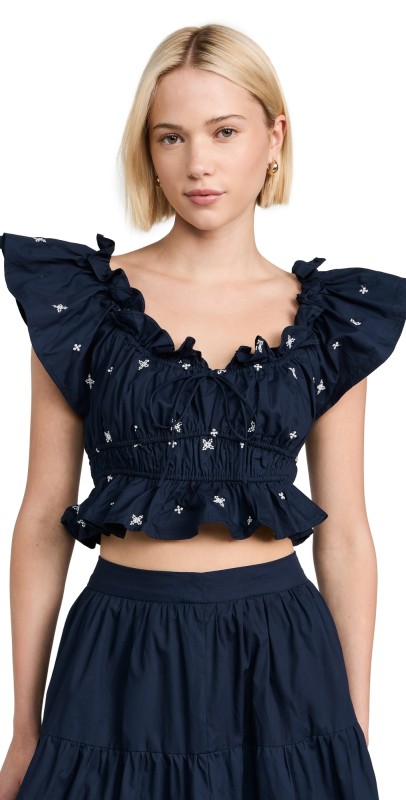 En Saison Irene Top Navy