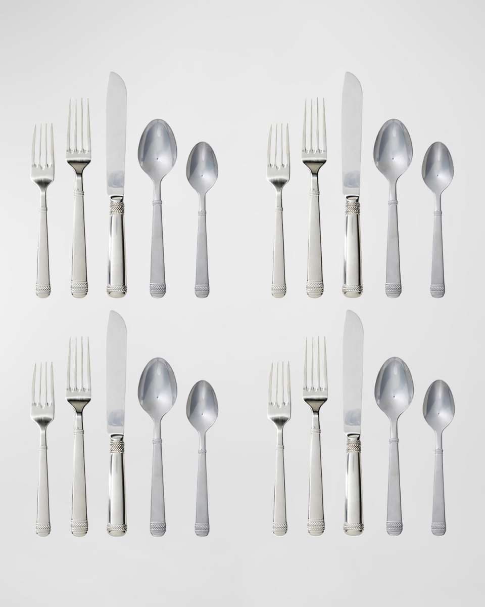Le Panier 20-Piece Flatware Set - Bright Satin