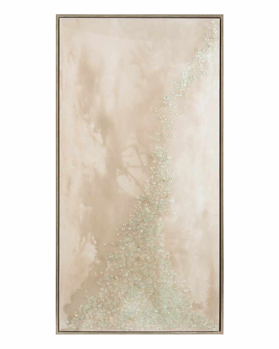 "Sepia Abstract I" Wall Art by Mary Hong