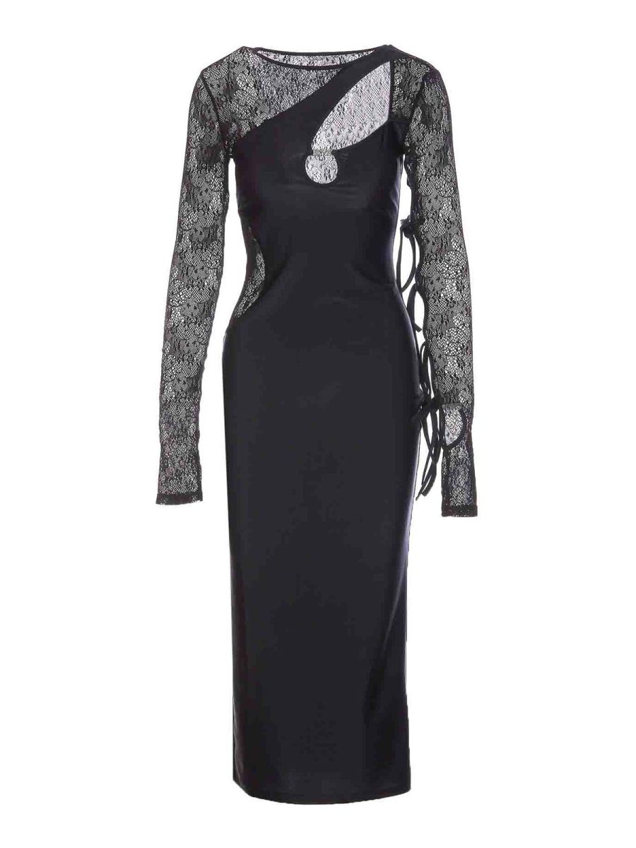 Versace Jeans Couture Robe De Cocktail - Noir