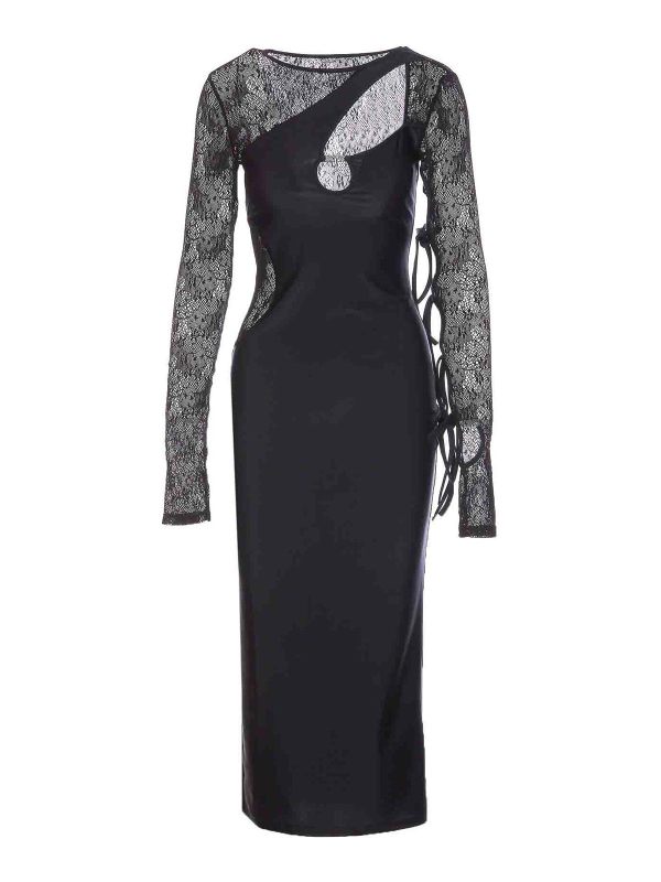 Versace Jeans Couture Robe De Cocktail - Noir
