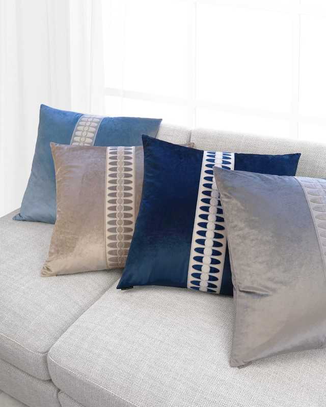 Mati Velvet Throw Pillow, 24" x