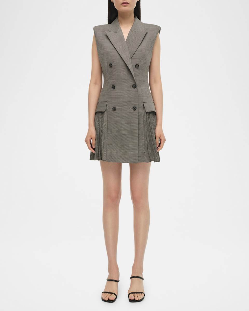 Tanaka Sleeveless Mini Blazer Dress