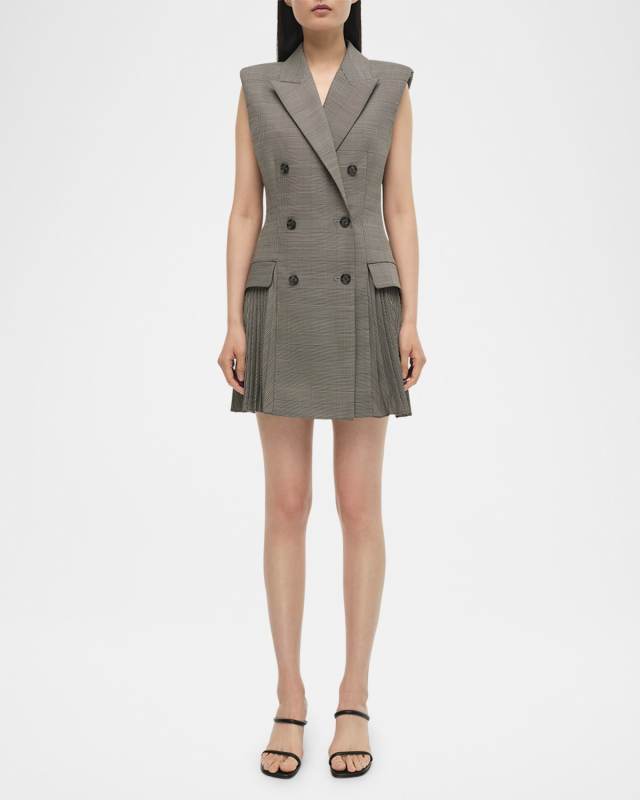 Tanaka Sleeveless Mini Blazer Dress