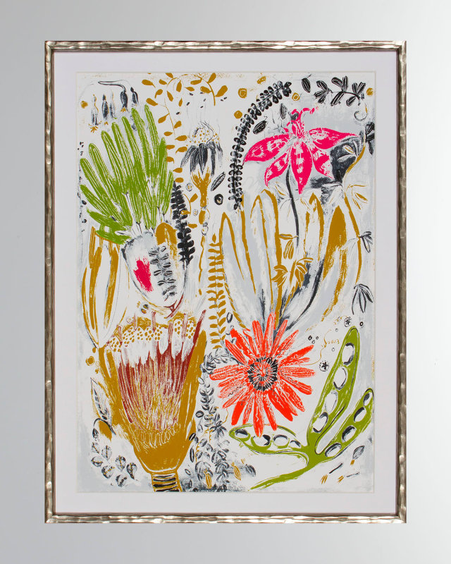 "Tropical Blooms I" Giclee