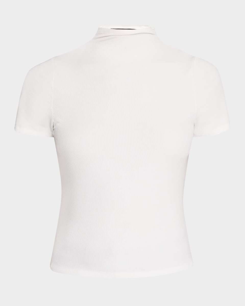 Blanche Knit Mock-Neck Top